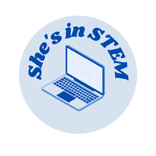 She's in STEM logo